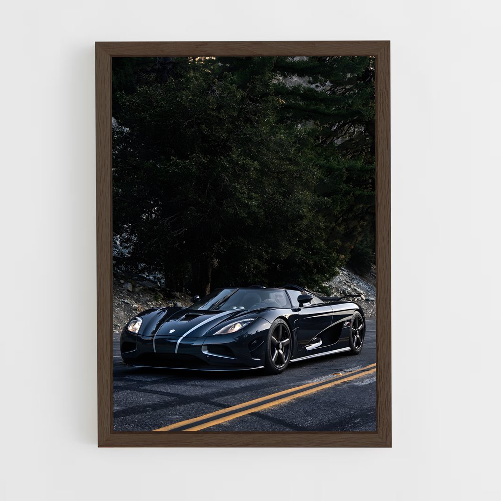 Poster puissance roues dynamise – affiche Koenigsegg (vue 5)